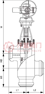 高加三通閥結構示意圖